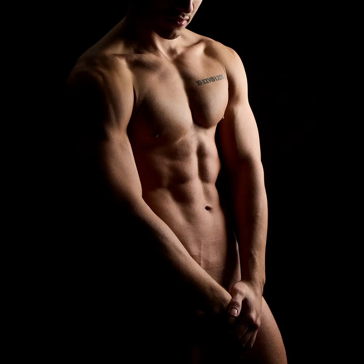 Sculptural male torso reference — 360 HD Liposuction