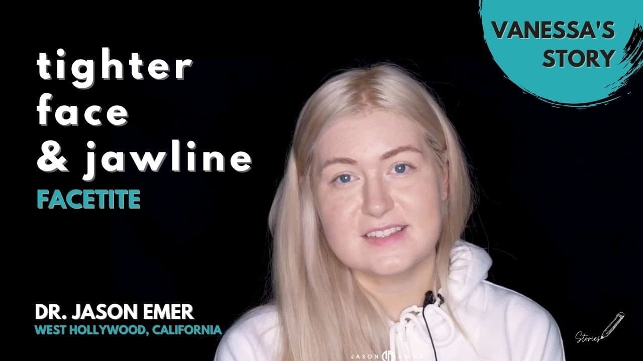 Watch a female facial sculpting procedure video