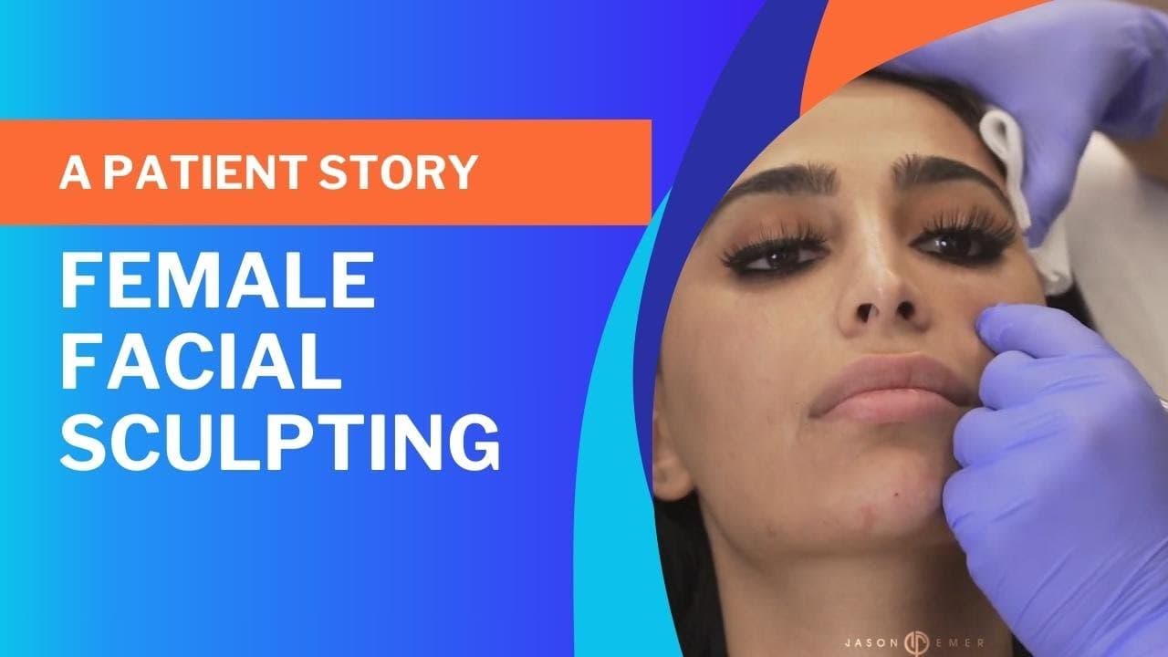 Watch a female facial sculpting procedure video