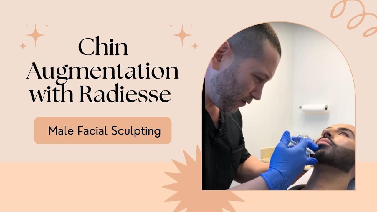 Watch a male facial sculpting procedure video