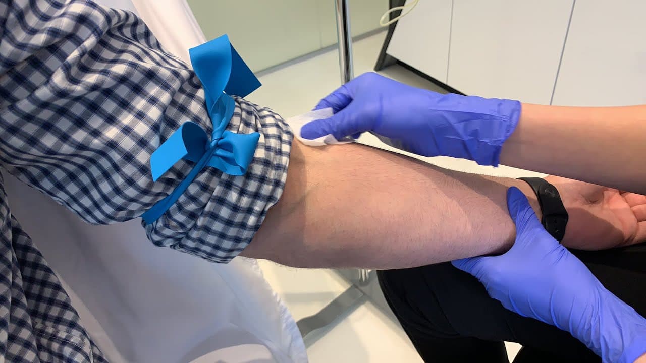 Watch a detox iv therapy procedure video