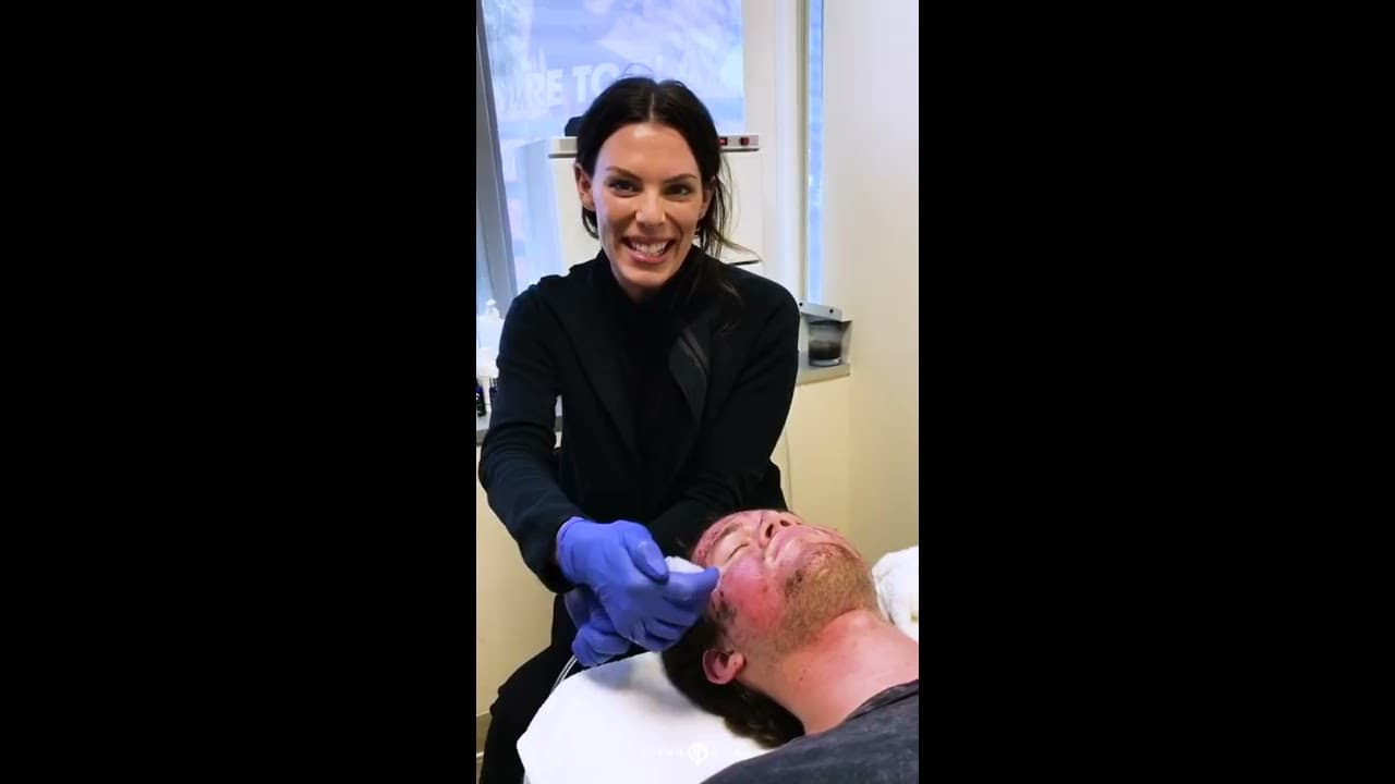 Watch a pure oxygen infusion procedure video